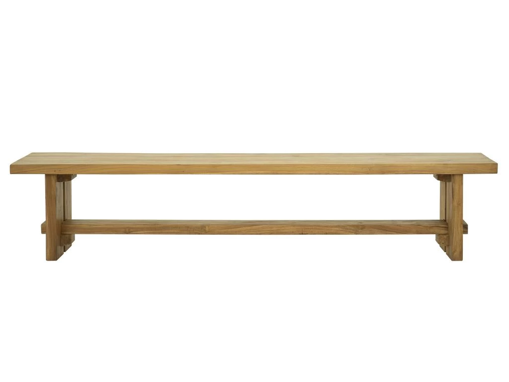 Banc De Salle à Manger En Teck - Coloris : Naturel - LENIDA 5 Banc De Salle à Manger En Teck - Coloris : Naturel - LENIDA – Image 3