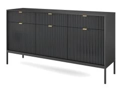 Ensemble Buffet Et Meuble TV Noir - Séjour Contemporain LIOUBA -Magasin de meubles de restaurant buffet 10902761