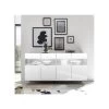 Buffet 4 Portes Laqué Blanc à LEDs - TARENTE N°1 2 Buffet 4 Portes Laqué Blanc à LEDs - TARENTE N°1 -Magasin de meubles de restaurant buffet 11131887
