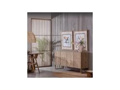 Buffet 4 Portes Crème Bois/Métal - PUZZE 5 Buffet 4 Portes Crème Bois/Métal - PUZZE -Magasin de meubles de restaurant buffet 11133585