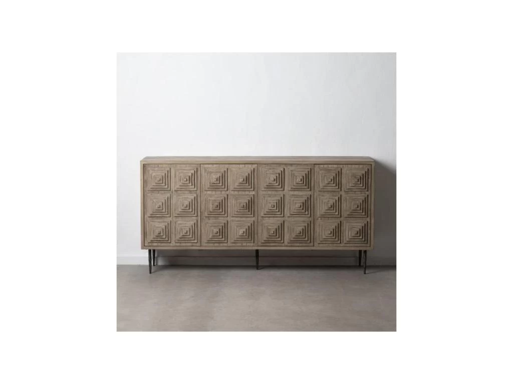 Buffet 4 Portes Bois/Métal - VANINO 3 Buffet 4 Portes Bois/Métal - VANINO