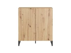 Buffet Haut Avec 2 Portes - Naturel Clair - SILVESTRA -Magasin de meubles de restaurant buffet 11209265