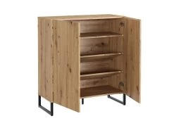 Buffet Haut Avec 2 Portes - Naturel Clair - SILVESTRA -Magasin de meubles de restaurant buffet 11209267
