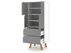Buffet Haut 4 Portes 2 Tiroirs L57 X H140 Cm - Tokio -Magasin de meubles de restaurant buffet 11451557