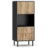 Buffet Haut Industriel 2 Portes Et 2 Tiroirs L57 X H135 Cm - Bospe -Magasin de meubles de restaurant buffet 11451705