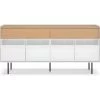 Buffet RADIO - Chêne Et Blanc Laqué - TEMAHOME 2 Buffet RADIO - Chêne Et Blanc Laqué - TEMAHOME -Magasin de meubles de restaurant buffet 12513891