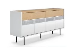 Buffet RADIO - Chêne Et Blanc Laqué - TEMAHOME -Magasin de meubles de restaurant buffet 12513895