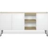 Buffet NINA - Chêne Clair Et Blanc - TEMAHOME -Magasin de meubles de restaurant buffet 12513929