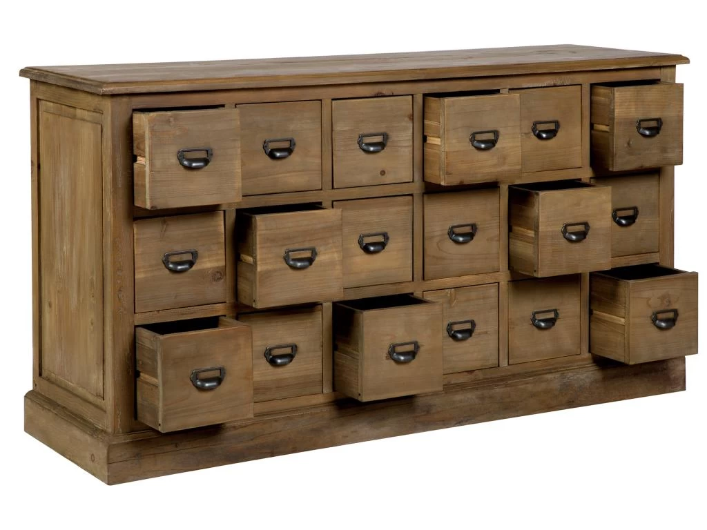 Buffet 18 Tiroirs Miramas En Bois 7 Buffet 18 Tiroirs Miramas En Bois – Image 5