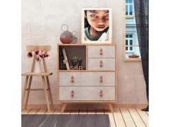 Meuble En Chêne Blanc Avec Panneaux De Particules 100% Mélaminés. 70x88,6x40 9 Meuble En Chêne Blanc Avec Panneaux De Particules 100% Mélaminés. 70x88,6x40 -Magasin de meubles de restaurant buffet 13047587