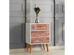 Meuble En Noyer Blanc Avec Panneau De Particules 100% Mélaminé. 50x68x35 -Magasin de meubles de restaurant buffet 13047641