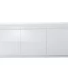 Buffet à LED ODYSSEE Laqué Blanc Brillant 3 Portes 170cm -Magasin de meubles de restaurant buffet 14409813