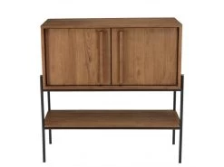 ALIDA - Buffet 2 Portes 1 Niche En Bois De Teck Recyclé Naturel 11 ALIDA - Buffet 2 Portes 1 Niche En Bois De Teck Recyclé Naturel -Magasin de meubles de restaurant buffet 14657297