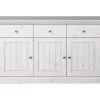 Alonso Buffet 3 Portes, 3 Tiroirs, White Washed. -Magasin de meubles de restaurant buffet 14901315