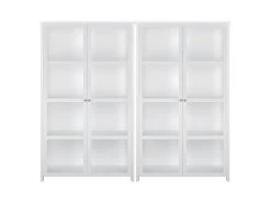 May Vitrine 4 Portes Blanc.