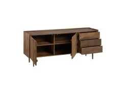 Buffet 2 Portes 3 Tiroirs Bois Brut - PAOLI -Magasin de meubles de restaurant buffet 17623349