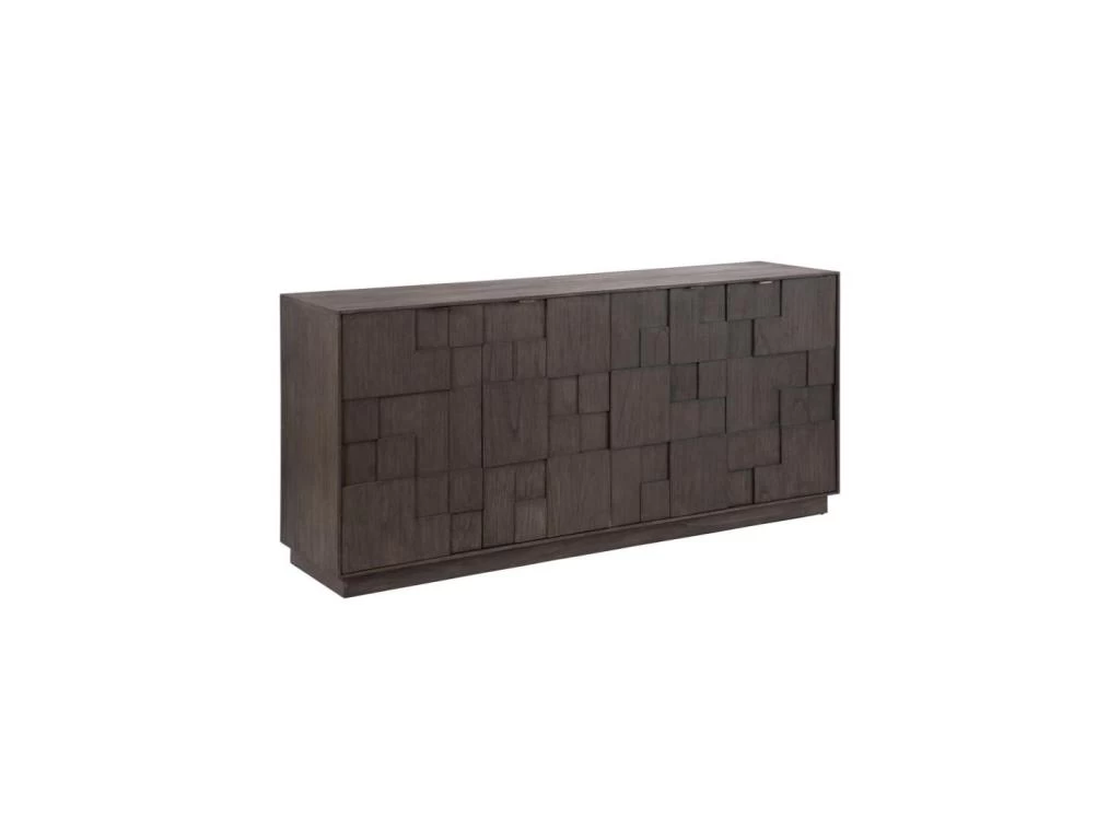 Buffet 4 Portes Bois Gris - VIJOR 3 Buffet 4 Portes Bois Gris - VIJOR