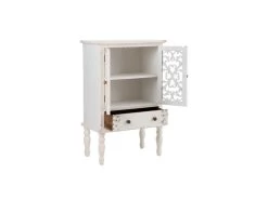 Meuble D'entrée 2 Portes 1 Tiroir Blanc - BYSHA -Magasin de meubles de restaurant buffet 17624157