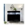 Buffet 3 Portes Laqué Noir à LEDs - TARENTE N°2 1 Buffet 3 Portes Laqué Noir à LEDs - TARENTE N°2 -Magasin de meubles de restaurant buffet 17624379