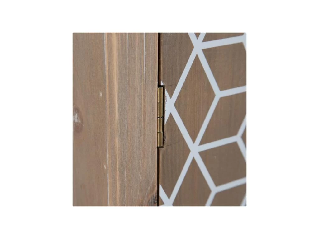 Meuble D'entrée 3 Tiroirs 1 Porte Bois/Blanc - HACHI 7 Meuble D'entrée 3 Tiroirs 1 Porte Bois/Blanc - HACHI – Image 5