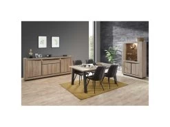 Argentier 4 Portes Chêne Naturel à LEDs - OSTENDE 11 Argentier 4 Portes Chêne Naturel à LEDs - OSTENDE -Magasin de meubles de restaurant buffet 17625741