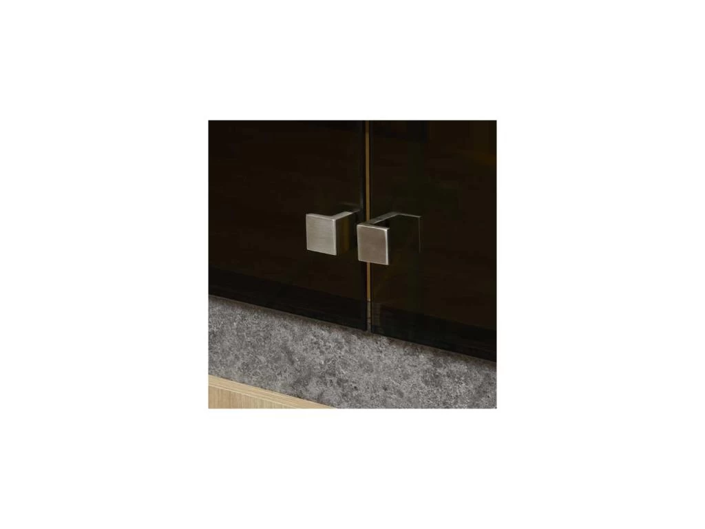 Argentier 4 Portes Chêne Oxygene/Béton Ciré Clair - DAPHNE 6 Argentier 4 Portes Chêne Oxygene/Béton Ciré Clair - DAPHNE – Image 4