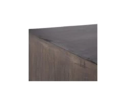 Armoire 2 Portes Bois De Mindi Marron - MIMA -Magasin de meubles de restaurant buffet 17625873