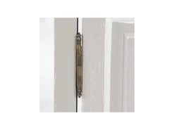 Meuble D'entrée 2 Portes 2 Tiroirs Bois/Gris Blanc - PERLA -Magasin de meubles de restaurant buffet 17635529