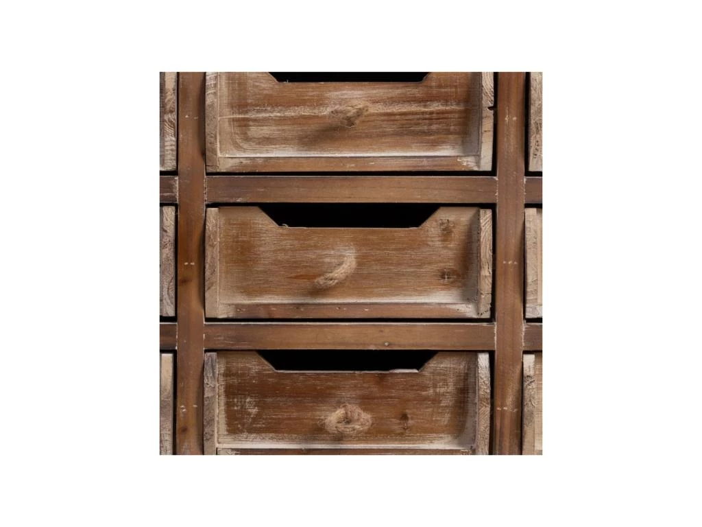 Meuble D'entrée 9 Tiroirs Bois/Jute - JUPA 8 Meuble D'entrée 9 Tiroirs Bois/Jute - JUPA – Image 6