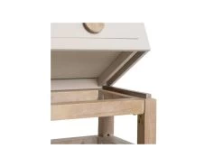 Armoire De Salon 2 Portes 1 Niche Bois/Taupe - ADRIANA -Magasin de meubles de restaurant buffet 17635957