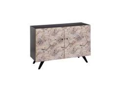 Buffet 2 Portes Flamands Roses/Bois - FLAMENCO