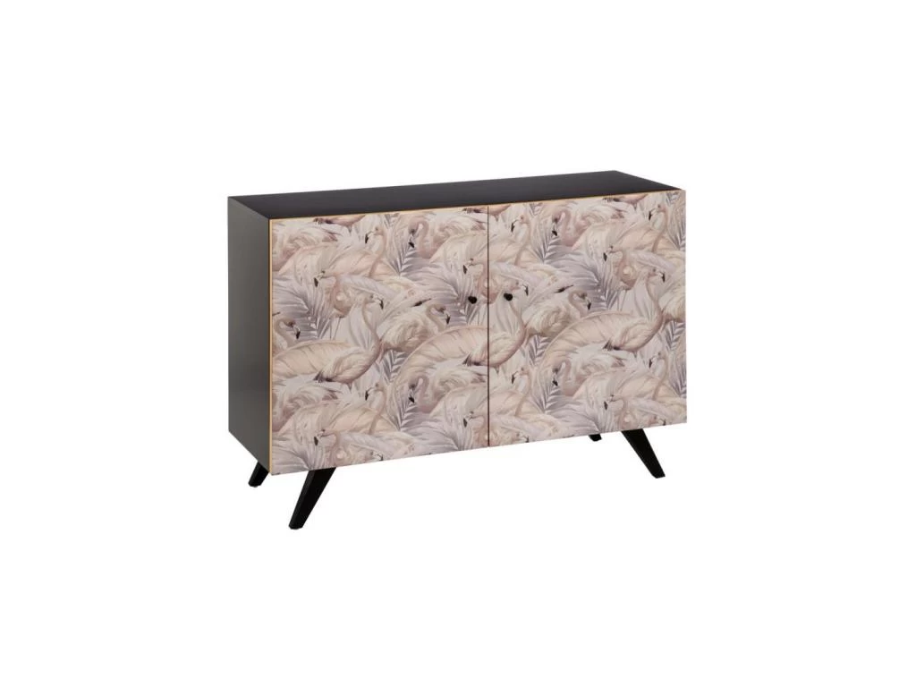 Buffet 2 Portes Flamands Roses/Bois - FLAMENCO 3 Buffet 2 Portes Flamands Roses/Bois - FLAMENCO