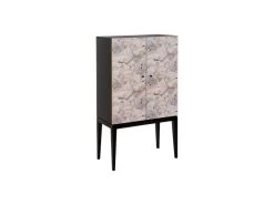 Armoire De Salon 2 Portes Flamands Roses/Bois - FLAMENCO