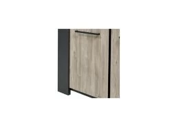 Argentier 4 Portes à LEDs Chêne Délavé/Gris Foncé - PORIRUA 13 Argentier 4 Portes à LEDs Chêne Délavé/Gris Foncé - PORIRUA -Magasin de meubles de restaurant buffet 17788993