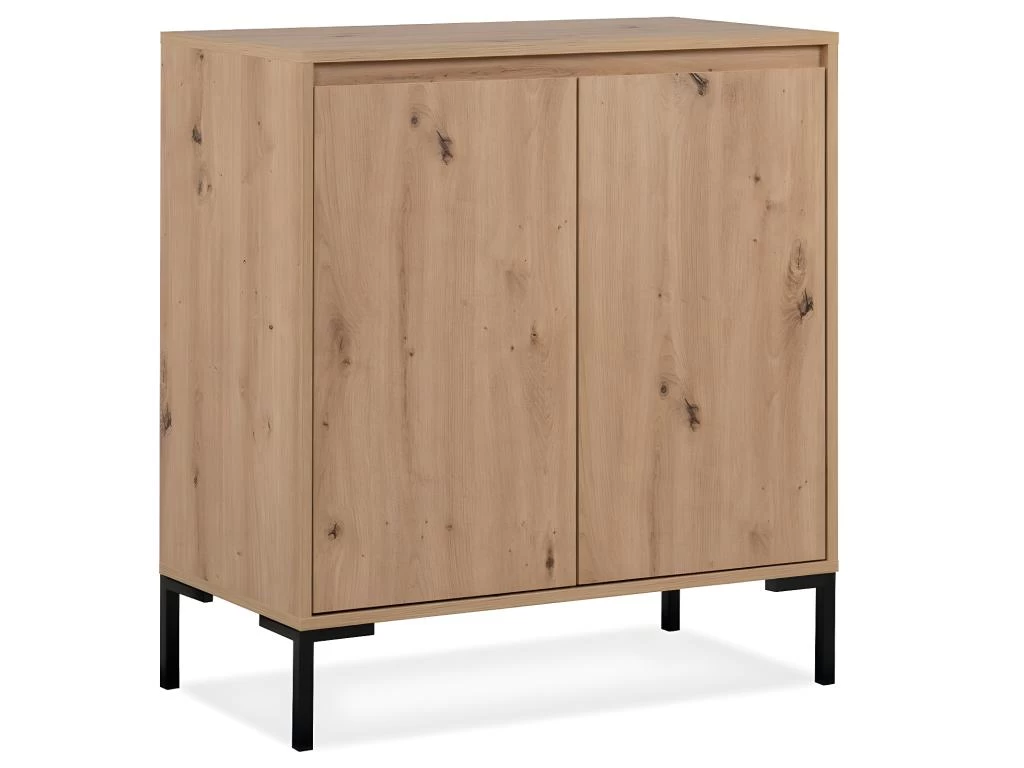 Buffet 2 Portes 1 Étagère L81 Cm - Plock 7 Buffet 2 Portes 1 Étagère L81 Cm - Plock – Image 5