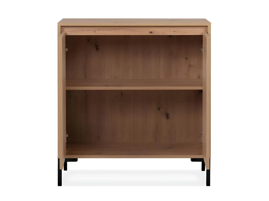 Buffet 2 Portes 1 Étagère L81 Cm - Plock 8 Buffet 2 Portes 1 Étagère L81 Cm - Plock – Image 6