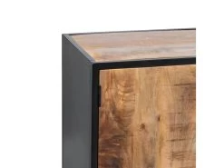 BRATO - Buffet 2 Portes 6 Tiroirs Manguier Et Métal Noir 10 BRATO - Buffet 2 Portes 6 Tiroirs Manguier Et Métal Noir -Magasin de meubles de restaurant buffet 18184759