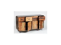 Buffet 4 Portes 4 Tiroirs Bois Recyclé - CHALERSTON 8 Buffet 4 Portes 4 Tiroirs Bois Recyclé - CHALERSTON -Magasin de meubles de restaurant buffet 18273297