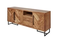 Buffet 3 Portes & 2 Tiroirs "Ridoma" 200cm Marron -Magasin de meubles de restaurant buffet 19090861