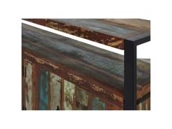 Bahut 4 Portes En Bois "Delhio" 175cm Marron & Noir -Magasin de meubles de restaurant buffet 19090983