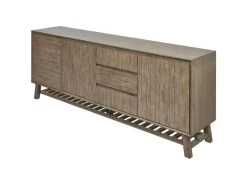 Bahut 3 Portes & 3 Tiroirs "Mirano" 220cm Marron -Magasin de meubles de restaurant buffet 19092113