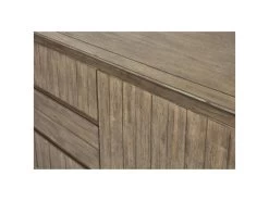 Bahut 3 Portes & 3 Tiroirs "Mirano" 220cm Marron -Magasin de meubles de restaurant buffet 19092115