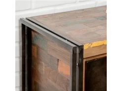 Buffet En Teck Industriel "Loft" 190cm Marron 10 Buffet En Teck Industriel "Loft" 190cm Marron -Magasin de meubles de restaurant buffet 19092271