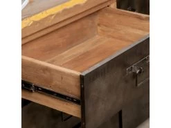 Buffet En Teck Industriel "Loft" 190cm Marron 11 Buffet En Teck Industriel "Loft" 190cm Marron -Magasin de meubles de restaurant buffet 19092273