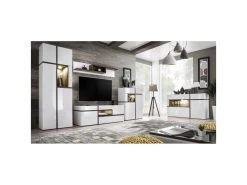 Buffet Design LED "Cross" 150cm Blanc -Magasin de meubles de restaurant buffet 19092369