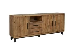 Buffet 3 Portes & 2 Tiroirs "Favola" 200cm Marron -Magasin de meubles de restaurant buffet 19092987