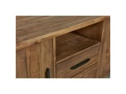 Buffet 3 Portes & 2 Tiroirs "Favola" 200cm Marron -Magasin de meubles de restaurant buffet 19092989