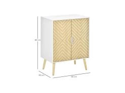 Buffet Design ULRICH Blanc Et Bois 13 Buffet Design ULRICH Blanc Et Bois -Magasin de meubles de restaurant buffet 19194087