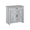 Buffet 2 Portes MARY Gris Clair -Magasin de meubles de restaurant buffet 19194129