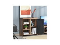 Buffet 3 Niches GSTAAD Bois Et Noir 15 Buffet 3 Niches GSTAAD Bois Et Noir -Magasin de meubles de restaurant buffet 19194193